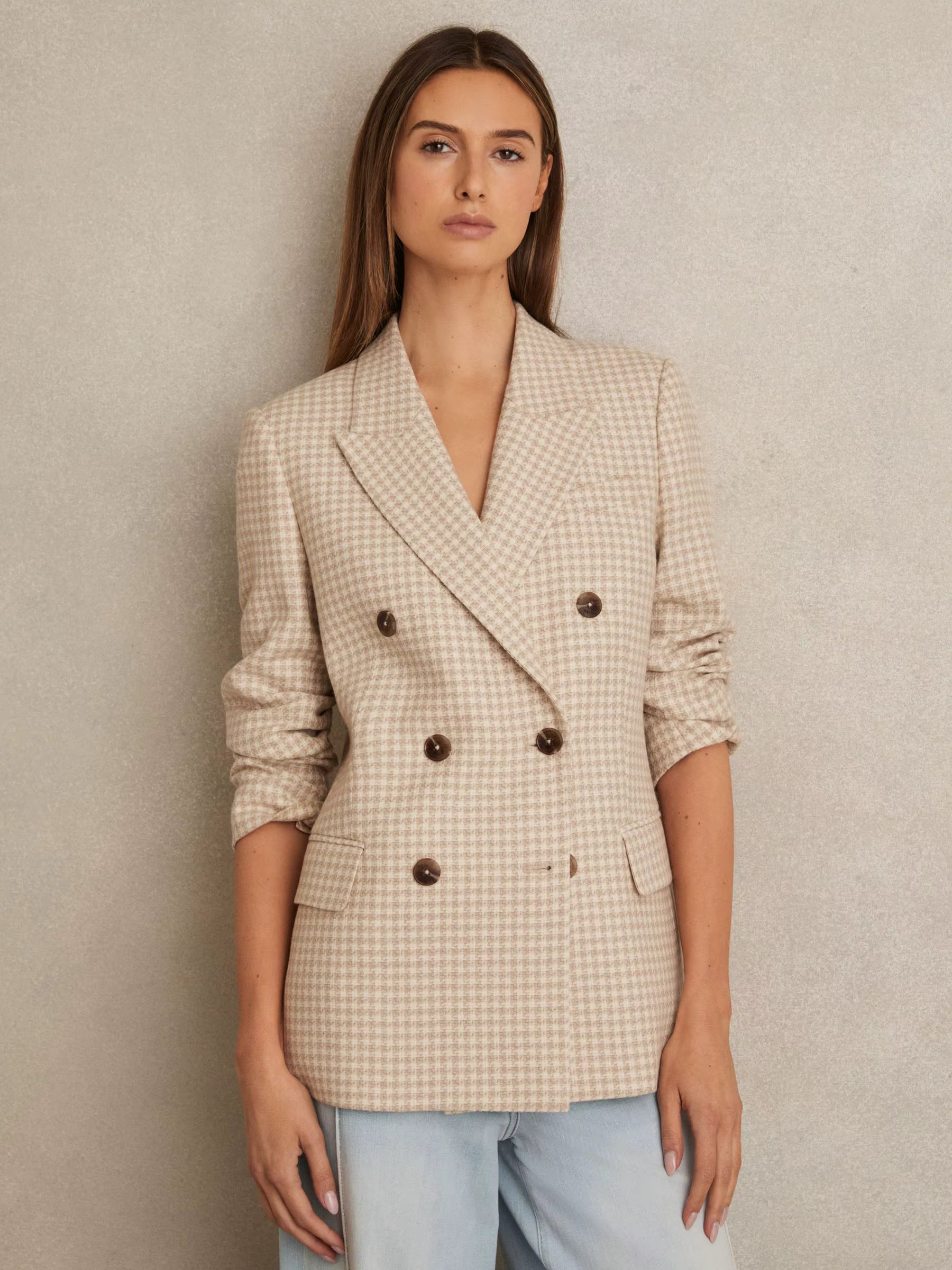 Women’s Custom Double-Breasted Wool Blazer