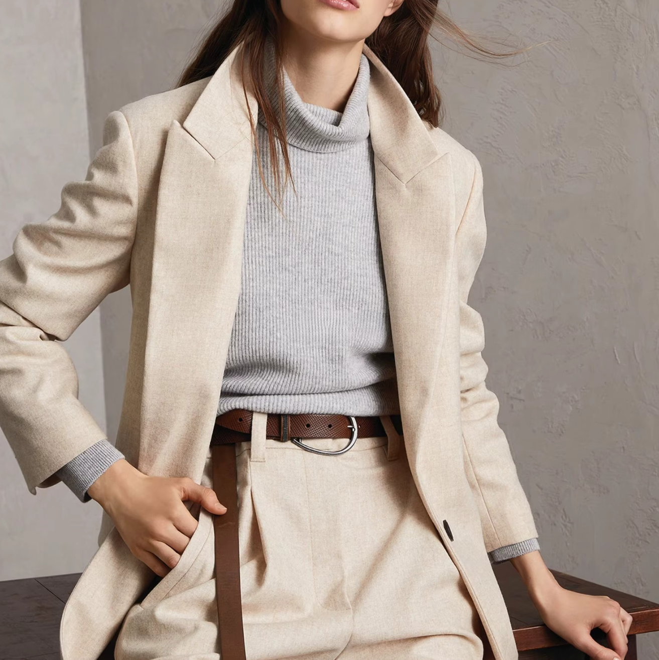 Women’s Classic Long-Sleeve Tailored Blazer